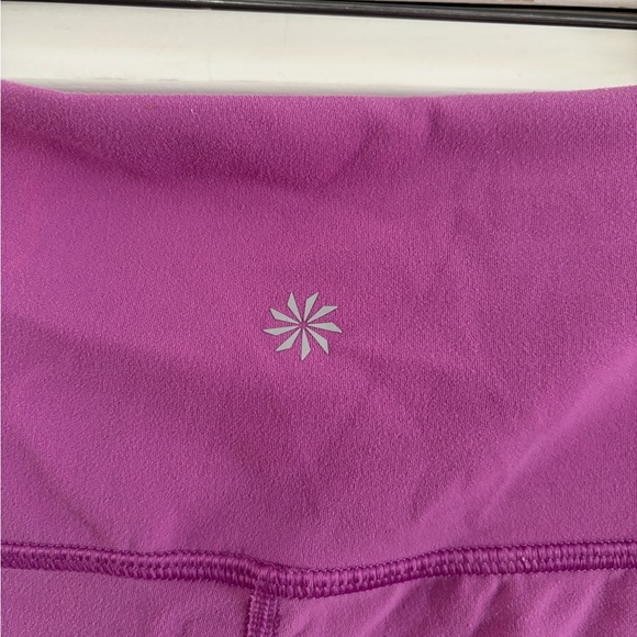 Athleta Pink/Purple Leggings Medium - Picture 2 of 6